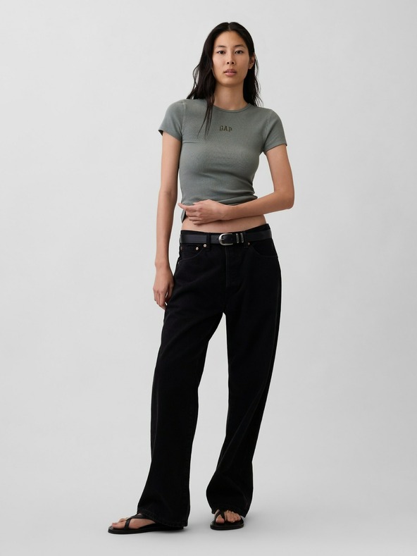 GAP Rebrasta majica z logom GAP