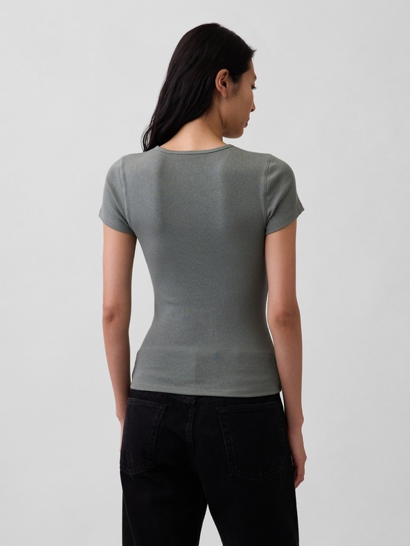 GAP Rebrasta majica z logom GAP