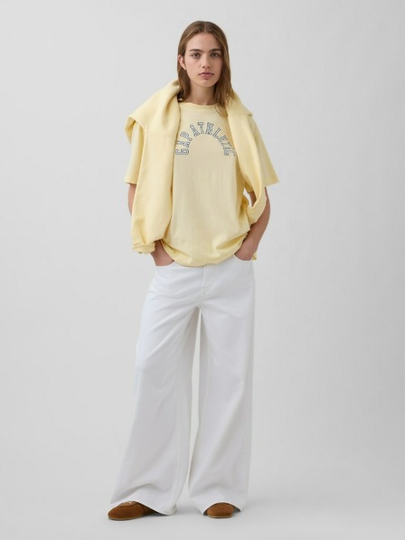 GAP Oversized majica z logotipom Athletic VintageSoft GAP