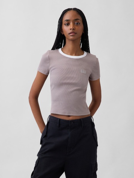 GAP Rebrasta majica z logom GAP