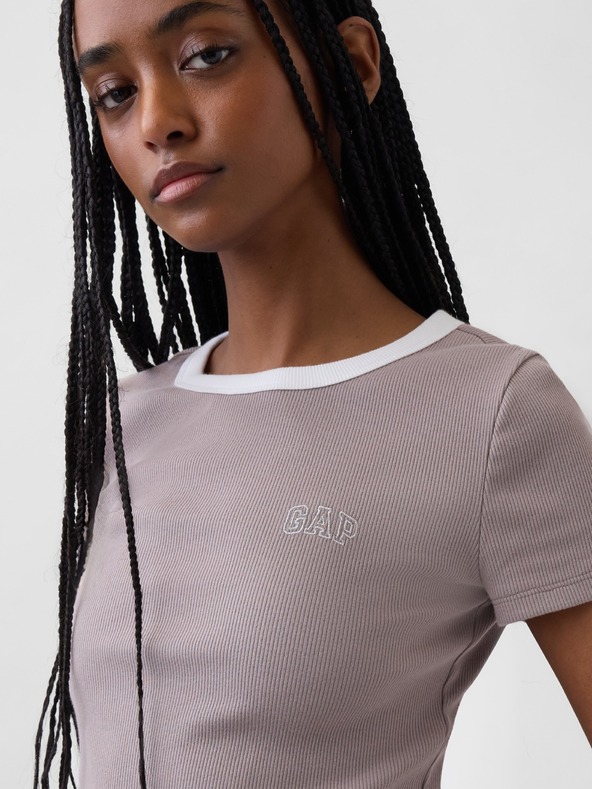 GAP Rebrasta majica z logom GAP