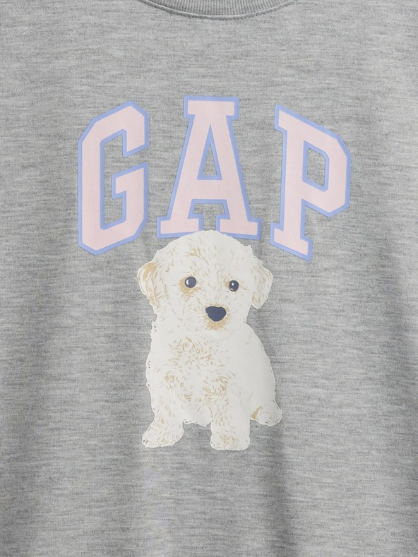 GAP Otroška oversize pižamska majica z logotipom GAP