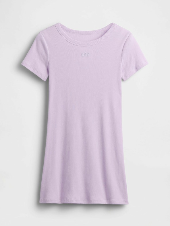 GAP Otroške rebaste obleke z logotipom GAP