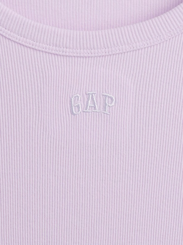 GAP Otroške rebaste obleke z logotipom GAP
