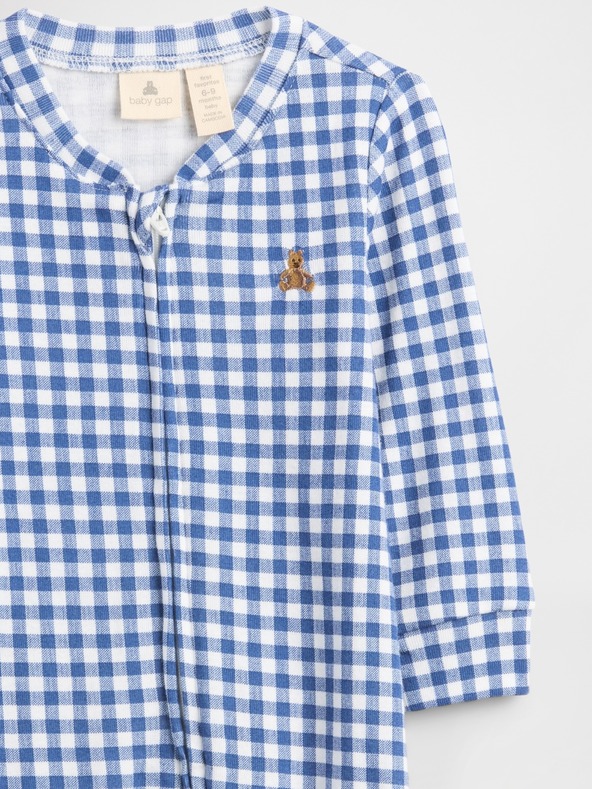 GAP Otroški karirasti kombinezon GAP