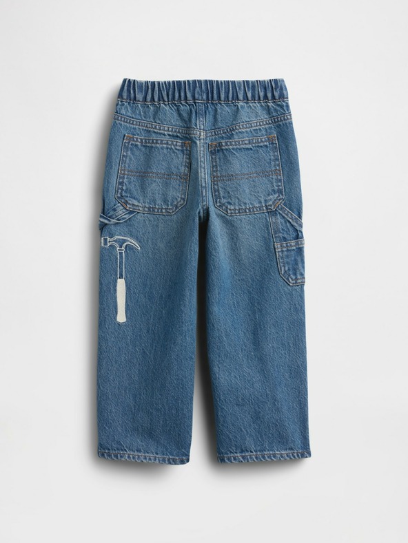GAP Otroške cargo jeans hlače Baggy GAP