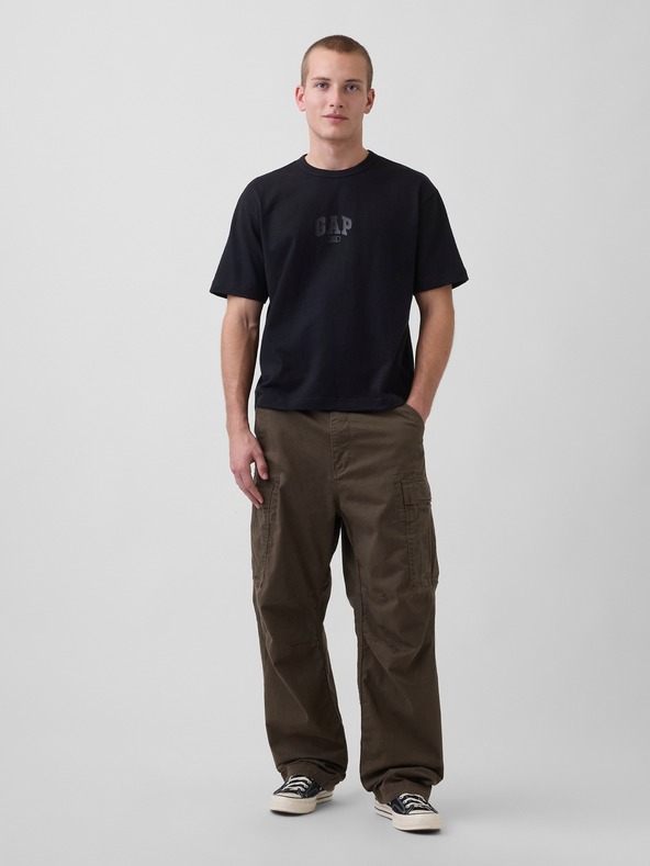 GAP Crop majica z logotipom 1969 Heavyweight GAP