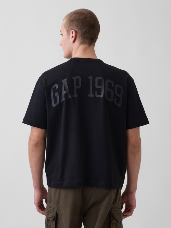 GAP Crop majica z logotipom 1969 Heavyweight GAP
