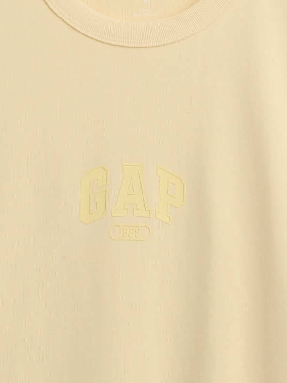 GAP Crop majica z logotipom 1969 Heavyweight GAP