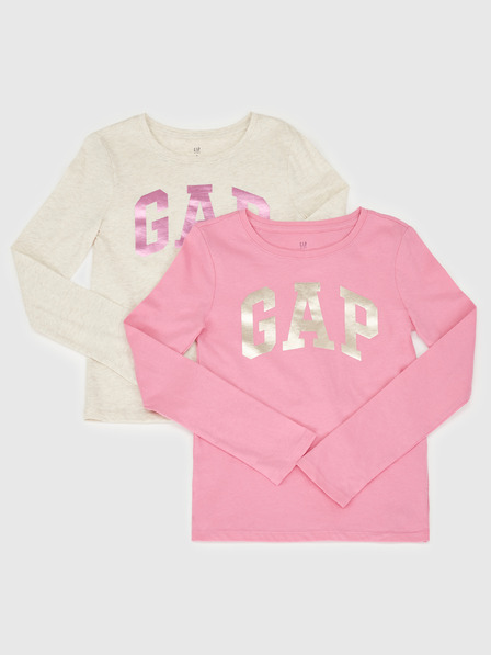 GAP Otroška majica z logotipom, 2 kosa GAP