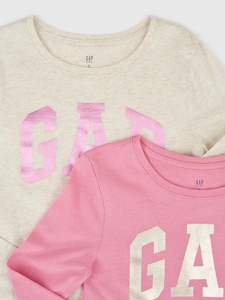 GAP Otroška majica z logotipom, 2 kosa GAP