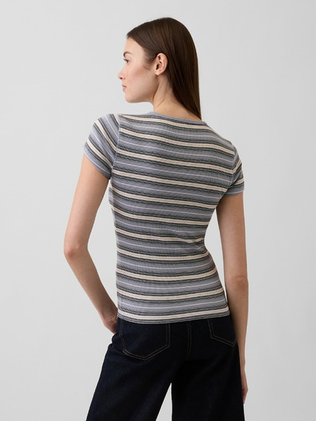 GAP Rebrasta majica z logom GAP