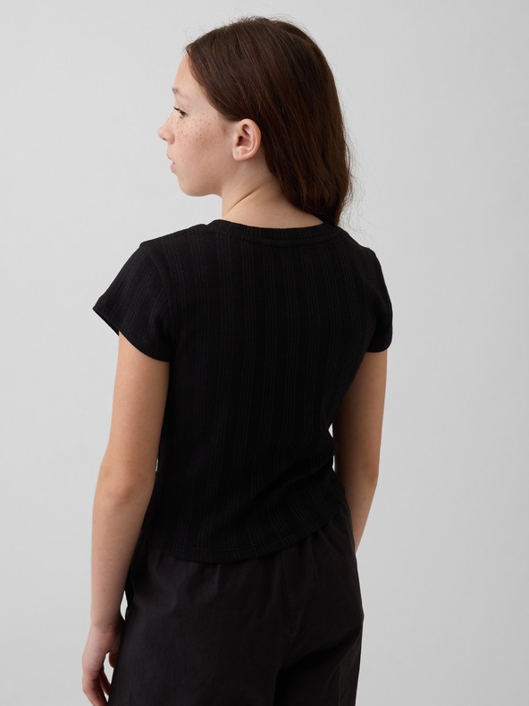 GAP Otroška majica z rebri GAP