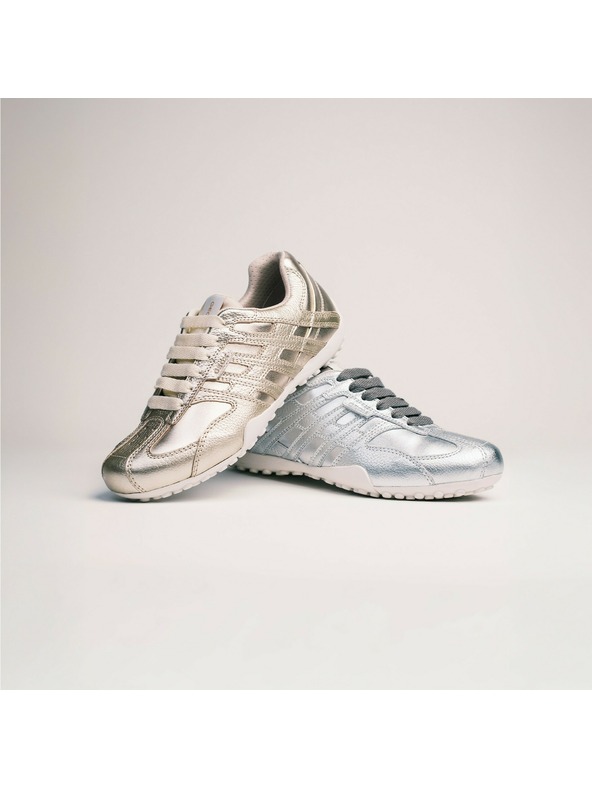 Geox Srebrni ženski teniski Geox Snake Original