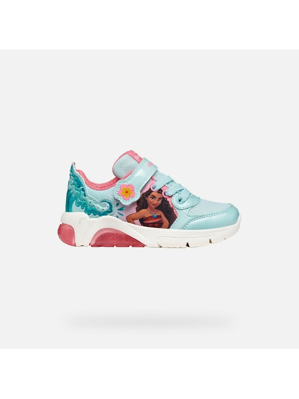 Geox Turkizni dekliški svetleči teniski Geox Fadinlight