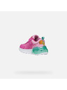 Geox Rožnati dekliški svetleči teniski Geox Activart Illuminus