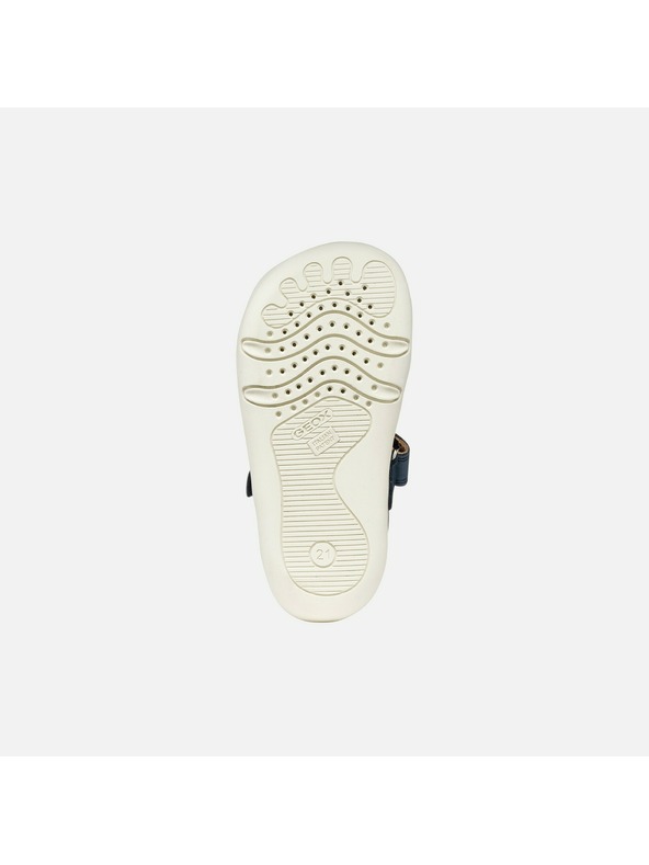 Geox Tmavo modré chlapčenské barefoot tenisky Geox Steppieup