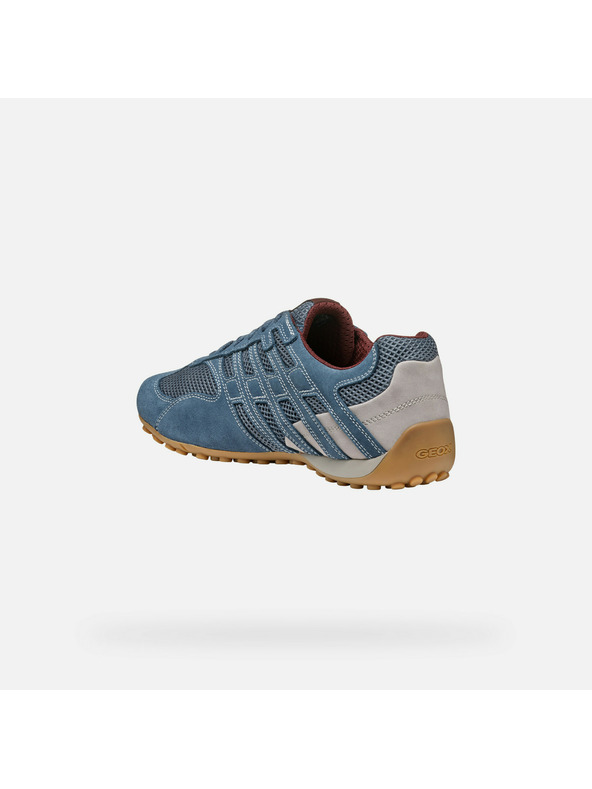 Geox Modri moški čevlji Geox Snake Original