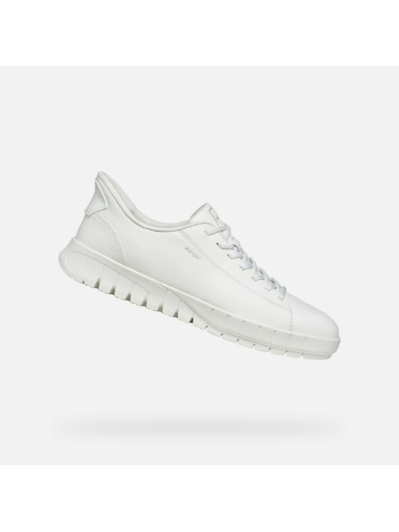 Geox Beli moški čevlji Geox Flextride Plus Fast in