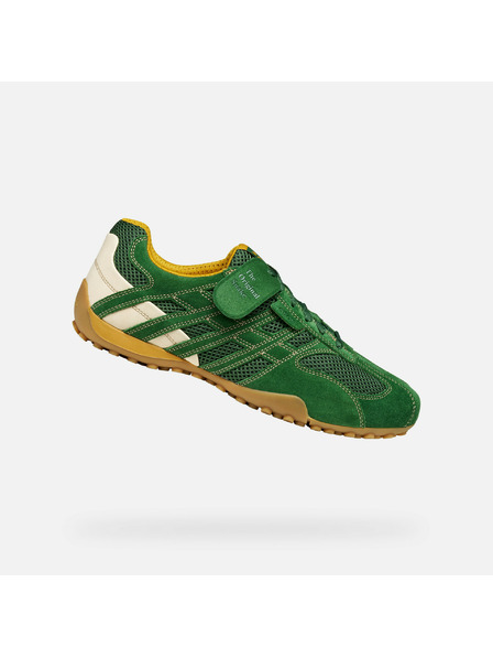 Geox Zeleni moški čevlji Geox Snake Original
