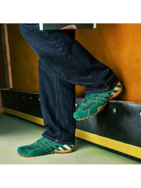 Geox Zeleni moški čevlji Geox Snake Original