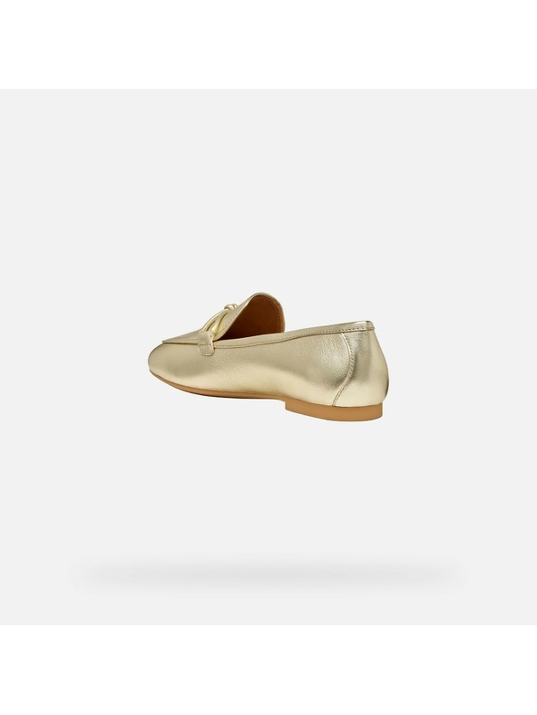 Geox Zlati ženski mokasini Geox New Palmaria