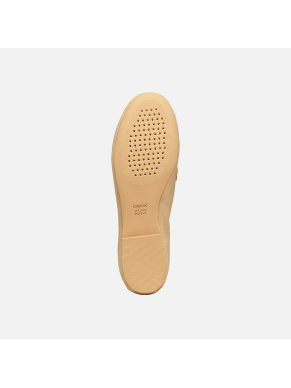 Geox Bežasti ženski mokasini Geox New Palmaria