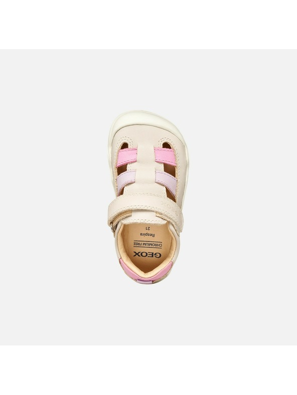 Geox Rožnate dekliške barefoot superge Geox Steppieup