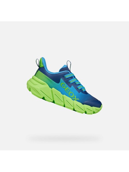 Geox Tmavo modré chlapčenské tenisky Geox Flexyper Fast