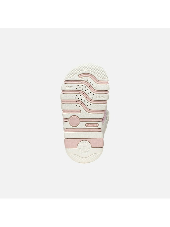 Geox Beli dekliški sandali za prve korake Geox Sandal Iupidoo