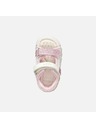 Geox Beli dekliški sandali za prve korake Geox Sandal Iupidoo