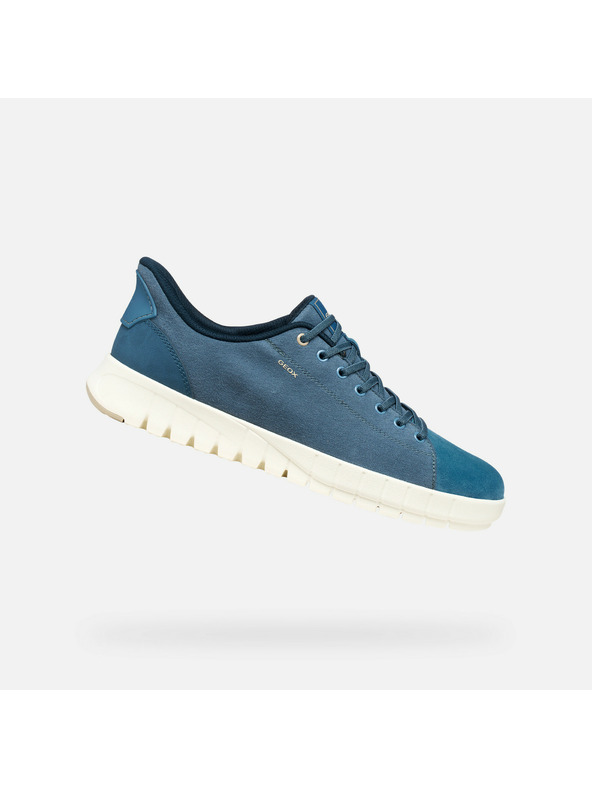 Geox Modri moški čevlji Geox Flextride Plus Fast in