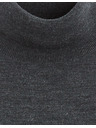 Celio Temno siv moški osnovni pulover z rolojem Celio Menos