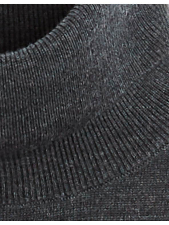 Celio Temno siv moški osnovni pulover z rolojem Celio Menos