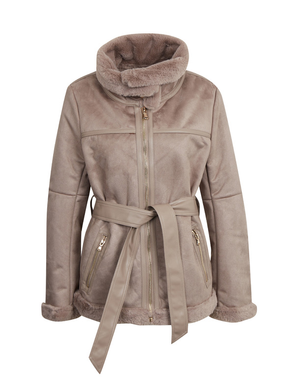 Orsay Rjava ženska jakna iz semiša ORSAY