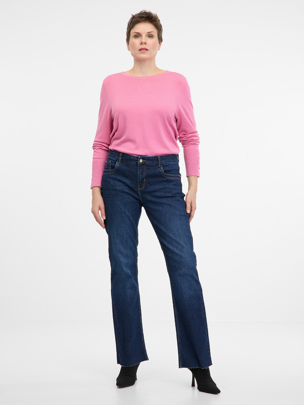 Orsay Temno modre ženske kavbojke ORSAY