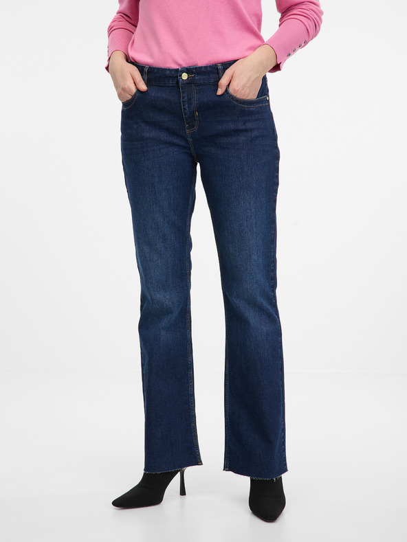 Orsay Temno modre ženske kavbojke ORSAY