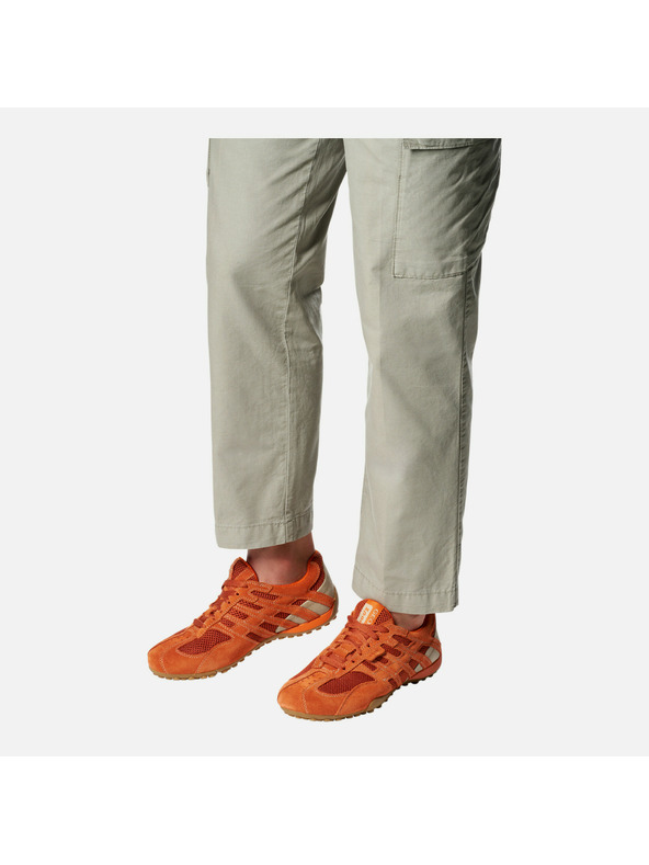 Geox Oranžne moške superge Geox Snake Original