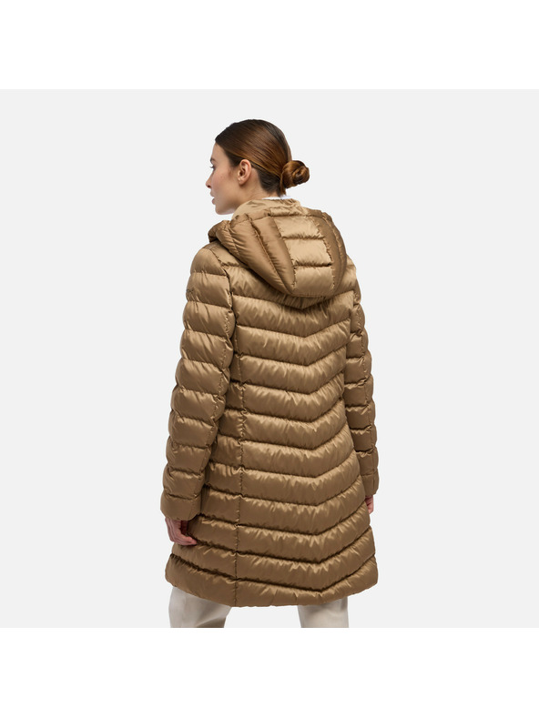 Geox Svetlo rjava ženska perjena jakna Geox Zosma