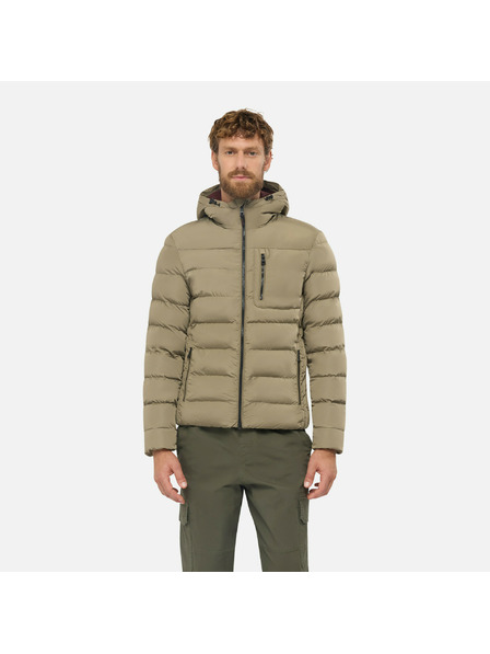 Geox Bež moška perjena jakna Geox Snake