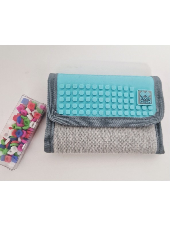 PIXIE CREW PIXIE CREW kreativna denarnica siva/turkizna