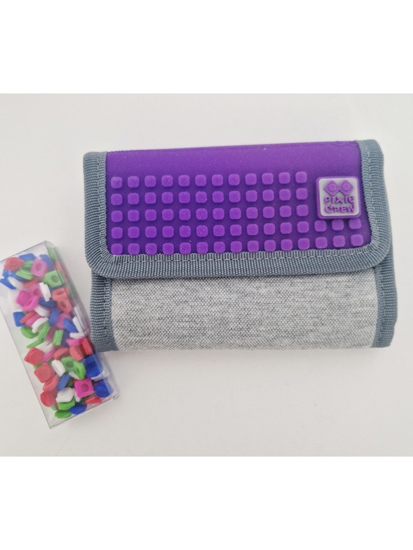PIXIE CREW PIXIE CREW kreativna denarnica siva/vijolična
