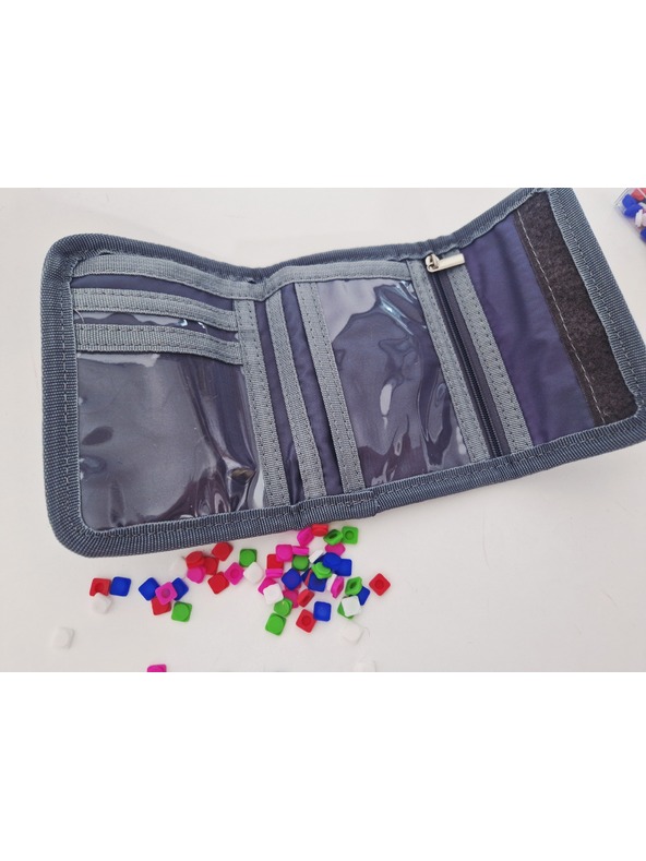 PIXIE CREW PIXIE CREW kreativna denarnica siva/vijolična