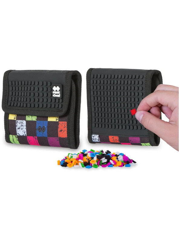 PIXIE CREW PIXIE CREW ustvarjalna večbarvna kockasta denarnica