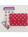 PIXIE CREW PIXIE CREW rdeča denarnica z belimi pikami