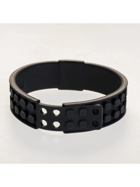 PIXIE CREW PIXIE CREW ustvarjalna črna Hashtag zapestnica