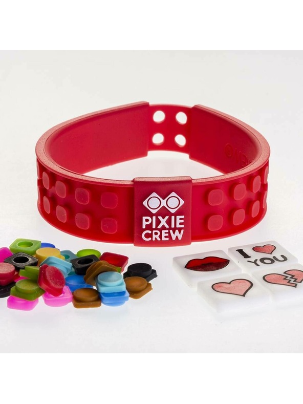 PIXIE CREW PIXIE CREW romantičnaPixel ljubezenska rdeča zapestnica