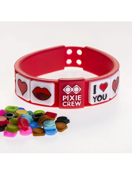 PIXIE CREW PIXIE CREW romantičnaPixel ljubezenska rdeča zapestnica