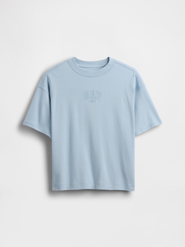 GAP Otroška oversized majica z logotipom 1969 GAP