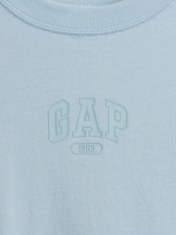GAP Otroška oversized majica z logotipom 1969 GAP